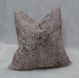 Sofia Mocha Textured Chenille  Luxury Cushion Cover