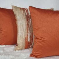 Latour Abstract Elegance: Pumpkin Spice Cushion Cover