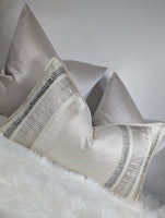 Xander Ivory Cushion Cover with detailed Embroidery