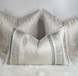 Xander Ivory Cushion Cover with detailed Embroidery