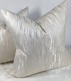 Colby Champagne Cushion Cover Luxurious Textured Satin