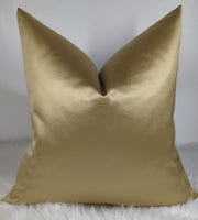 Gold Cushion Cover Montpellier Beautiful Textured Satin