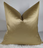 Gold Cushion Cover Montpellier Beautiful Textured Satin