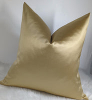 Gold Cushion Cover Montpellier Beautiful Textured Satin