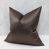 Chocolate Brown Luxury Cushion cover Bold Textured Satin Fabric