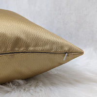 Gold Cushion Cover Montpellier Beautiful Textured Satin