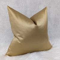 Gold Cushion Cover Montpellier Beautiful Textured Satin