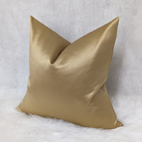 Gold Cushion Cover Montpellier Beautiful Textured Satin