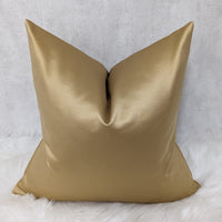 Gold Cushion Cover Montpellier Beautiful Textured Satin