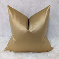 Gold Cushion Cover Montpellier Beautiful Textured Satin