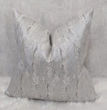 Silver Abstract design Luxury Cushion Cover