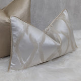 Hestia Ivory & Champagne Diamond Cushion Cover