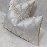 Hestia Ivory & Champagne Diamond Cushion Cover