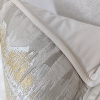 INCA CREAM GOLD PIPED Cushion Cover