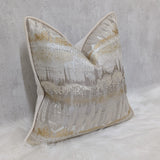 INCA CREAM GOLD PIPED Cushion Cover