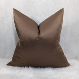 Duchess Copper Bronze Plain Satin Luxury Cushion Cover