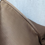 Self Piped Copper Cushion Cover Fabric Handmade Luxury Decor