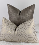 12"x20" Prestigious Textiles Othello Bronze Gold Handmade Cushion Cover Double Sided