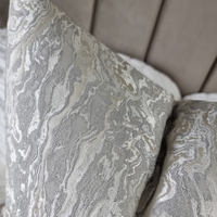 Luxury  Formation Canyon in Silver / Taupe Cushion Cover