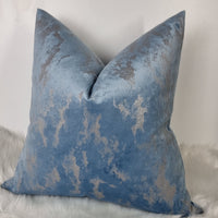 Dusty Sky Blue Cushion Cover Handmade