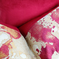 Laverne Rosso Red Cushion Cover