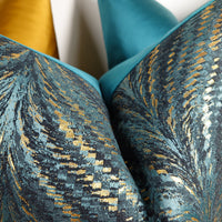 Luxor Teal Handmade Cushion Cover