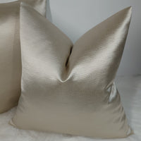 Luxury Satin Cushion cover Champagne Fabric, Elegant home decor