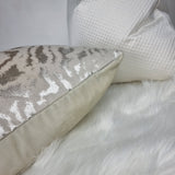 Harlequin Seduire Oyster/Pearl Handmade Cushion Cover Animal Print.