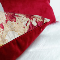 Laverne Rosso Red Cushion Cover