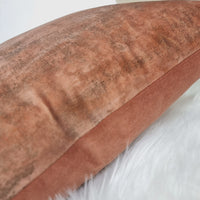 Shimmer TUM TUM Paprika Bronze Metalic Cushion Cover