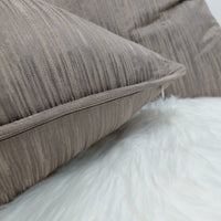 Self Piped Cushion Cover Mole Cherlwell Sanderson Fabric Handmade Luxury Ripple effect