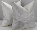 John Lewis Astar Fabric cushion Cover Ivory Handmade Double sided