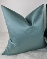 Duchess in Aegean Teal in High Quality Satin finish Cushion Cover
