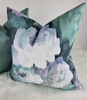 Bloom Secrecy Emerald Cushion Cover Luxurious Velvet