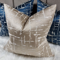 Lustrous in Champagne Gold Cushion Cover