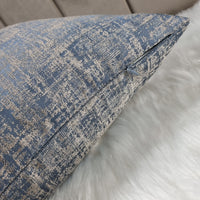 KIDMAN DENIM BLUE CUSHION COVER DOUBLE SIDED GLAMOROUS BOUTIQUE STYLE