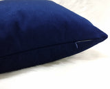 Royal Blue Velvet Cushion Cover