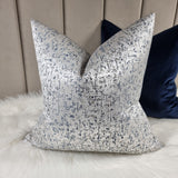 IBIZA Silver Midnight Blue Cushion Cover