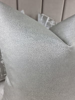 Langley Osborne Little  Handmade Cushion Cover Silver/Grey