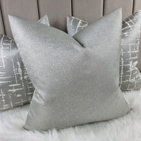 Langley Osborne Little  Handmade Cushion Cover Silver/Grey