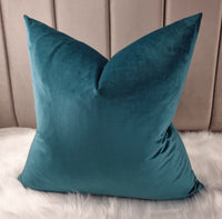 Designers Guild Velluto Velvet Cushion Cover Teal /Ocean