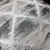 Etterick Slate Charcoal Silver Fabric Cushion cover Handmade Double Sided