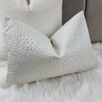 John Lewis Astar Fabric Cushion Cover Ivory Handmade