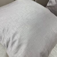 Plain Dove  Luxury Slightly Ribbed Satin Cushion Cover