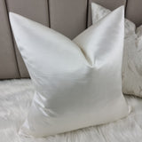 Duchess Satin in Ivory High Quality Sateen Cushion Cover