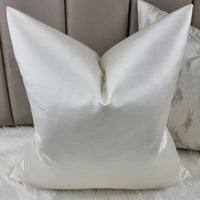 Duchess Satin in Ivory High Quality Sateen Cushion Cover