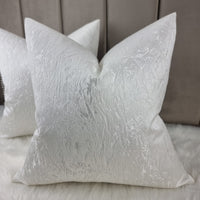 Frost Ivory Cushion Cover Luxurious Satin