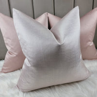 ANNIE Cushion Cover in Baby Pink Luxurious