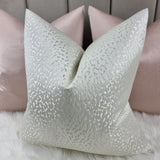 John Lewis Astar Fabric cushion Cover Ivory Handmade Double sided