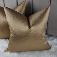 Anshu Luxury Sandy Gold Cushion Cover